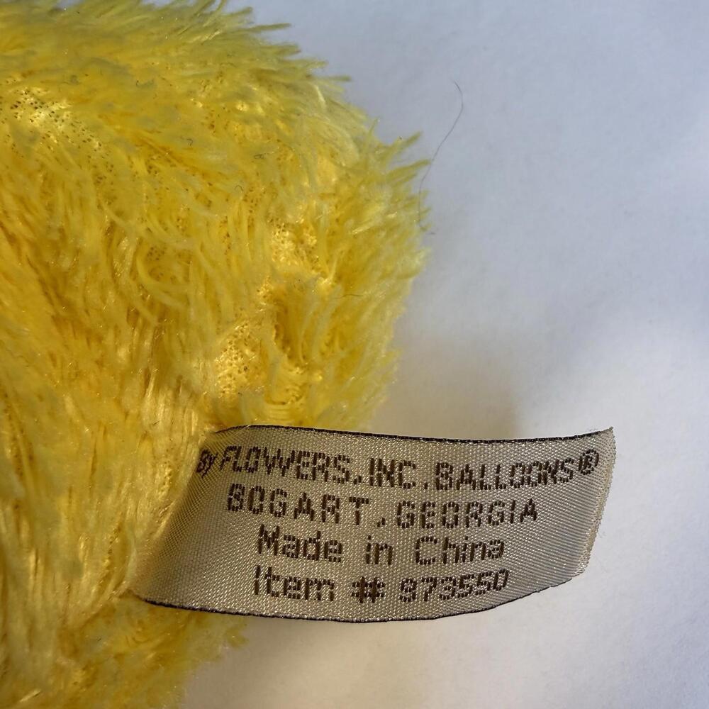 Flowers Inc Balloons Plush Yellow Chick – Weighted Bottom Easter Spring - Picture 7 of 8